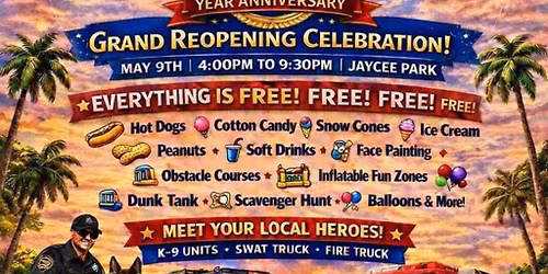 Jaycee Parks 50th Year Anniversary Grand Reopening Celebration 