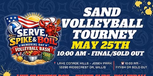 Serve, Spike & Boil: Memorial Day Volleyball Bash \ud83c\udfd0\ud83e\udd9e\ud83c\udf89