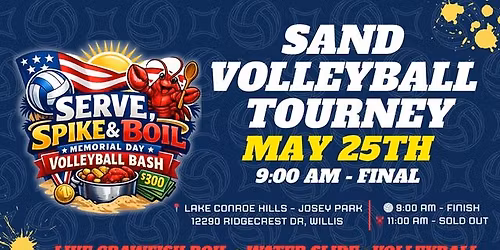 Serve, Spike & Boil: Memorial Day Volleyball Bash \ud83c\udfd0\ud83e\udd9e\ud83c\udf89
