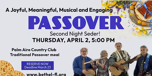2nd Night Community Passover Seder!