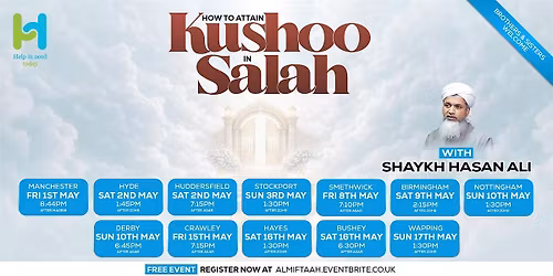 How To Attain Khushoo In Salah - Smethwick
