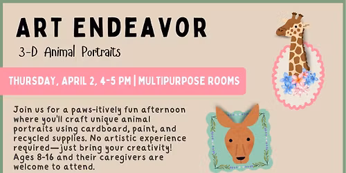 Art Endeavor - 3D Animal Portraits