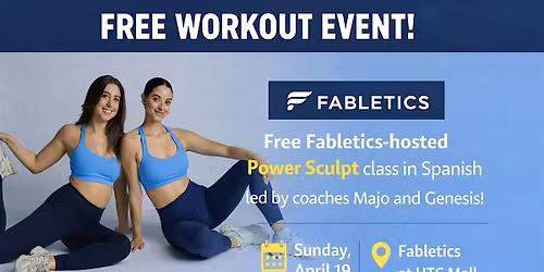 Free Power Sculpt class taught in Spanish