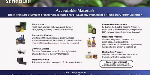 Riverside County Household Hazardous Waste Collection