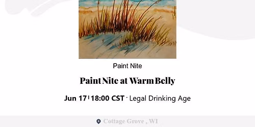 Paint Nite with Tad McLain: Peaceful Beach Afternoon