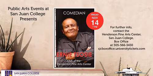 Comedian Ernie Tsosie