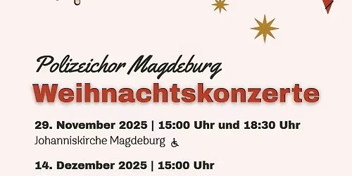 Weihnachtskonzert Polizeichor Magdeburg