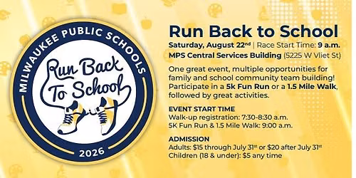 Run Back to School with La Escuela Fratney Team