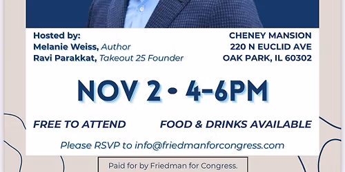 Meet & Greet | Jason Friedman | Democrat for Congress IL 7th District 