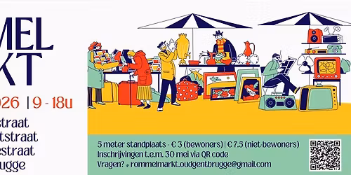Rommelmarkt Gentbrugge (regio Victoria regiapark)