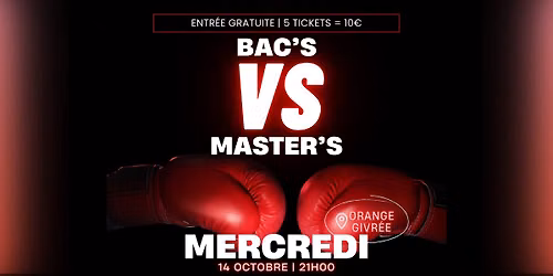 BAC\u2019S VS MASTER\u2019S