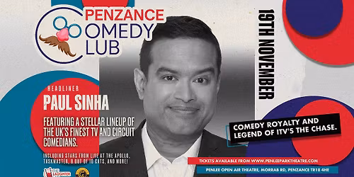 Paul Sinha | Penzance Comedy Club