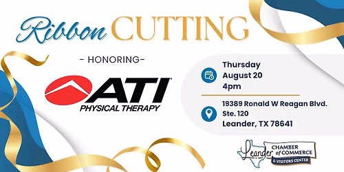 Ribbon Cutting: ATI Physical Therapy