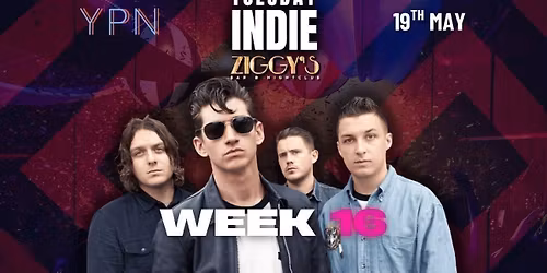 TUESDAY INDIE at Ziggy's - WEEK 16 - 19th May