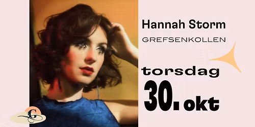 Intimkonsert med Hannah Storm