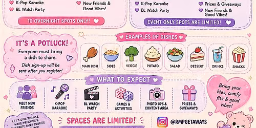 RMP Getaways Presents: BL x K-Pop Friendsgiving