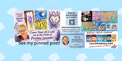 Last 2 spots in Paint in Lavender Field July 23rd 6 pm