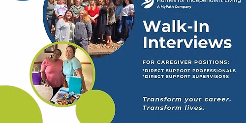 Appleton Walk-In Interviews, Caregivers