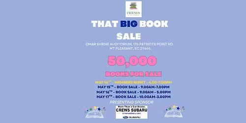 That BIG Book Sale 2026!