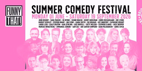 Summer Comedy Festival 2026 | Brighton Open Air Theatre