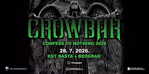 Pioniri sludge metala CROWBAR u Beogradu!