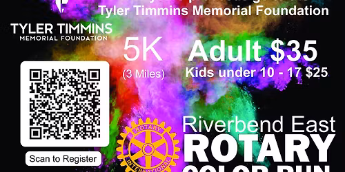 Riverbend East Rotary Club's 5K Color Run