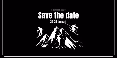 Save the date - skidresan 2026