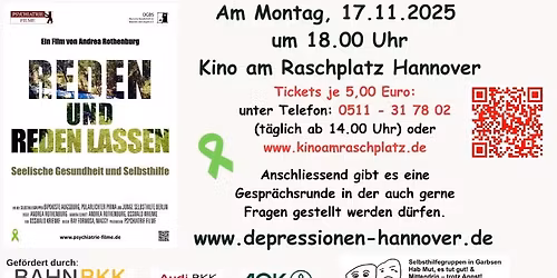 "Reden und reden lassen- Psychische Gesundheit und Selbsthilfe"