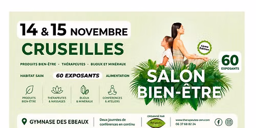 SALON DU BIEN ETRE - CRUSEILLES 14 ET 15 NOVEMBRE 2026