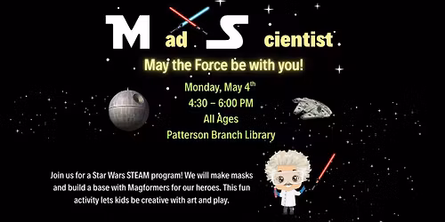 Mad Scientist Club at Patterson Branch Library