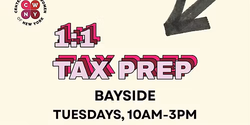 FREE IN PERSON One on One - 2026 Tax Preparation Assistance at Fort Totten