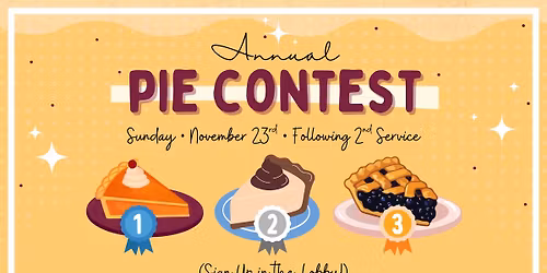Pie Contest & Potluck \ud83e\udd67