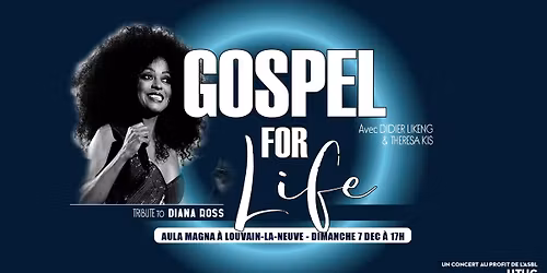 Concert Gospel For Life \u00e0 l'Aula Magna de Louvain-la-Neuve