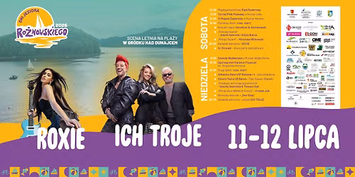 Dni Jeziora Ro\u017cnowskiego 2026. Wyst\u0105pi\u0105: ROXIE oraz ICH TROJE.