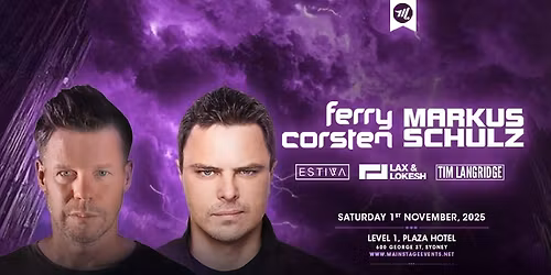 Ferry Corsten and Markus Schulz Live - Sydney Nov 2025