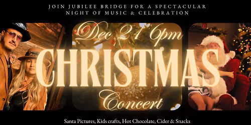 Christmas Concert featuring Brook & Emil + Take photos with Santa