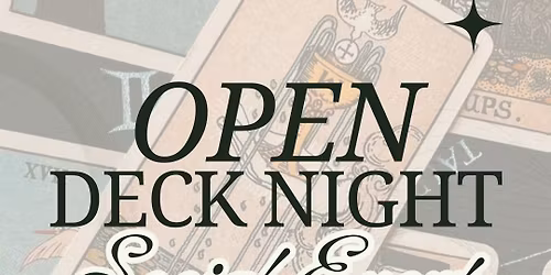 Open Deck Night ~ Tarot Social