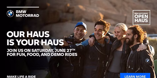 BMW Motorrad Open Haus & Demo Rides