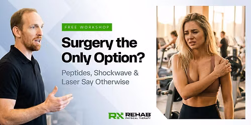 Surgery the Only Option? Peptides, Shockwave & Laser Say Otherwise