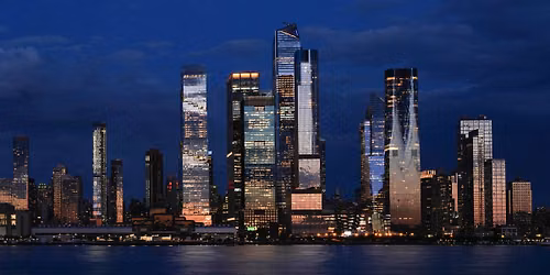 The Manhattan Skyline at "Nautical Twilight"