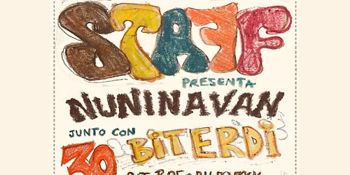 STAFF + Biterdi (Concierto de presentaci\u00f3n nuevo disco STAFF: \u201cNun In A Van\u201d