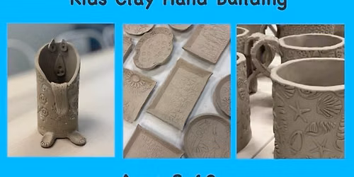 Kids 8-10 Hand Building - Mondays in June