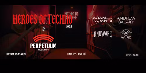Heroes Of Techno - club Perpetuum - 29.11.2025