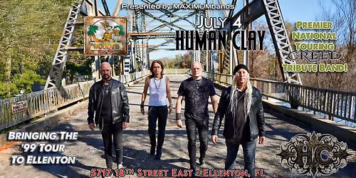 90's Rock Resurrection July 4th with Human Clay - The Premier Ceed Tribute Band!