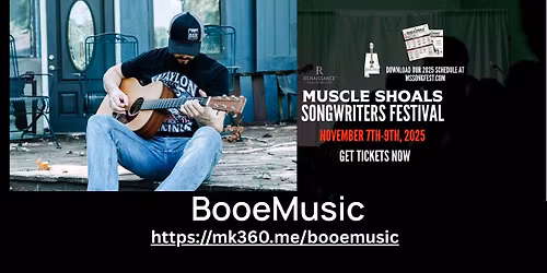 Muscle Shoals Songwriters Festival Featuring BooeMusic at FloBama Downtown Music Hall