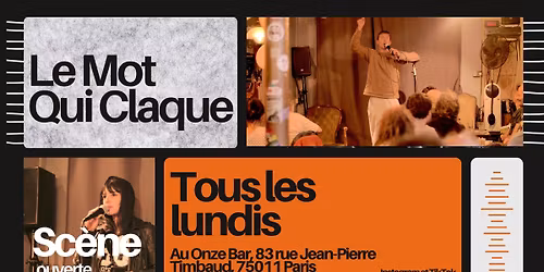 Le Mot Qui Claque - Sc\u00e8ne Ouverte