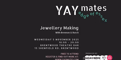 YAY mates - Edge of Essex - Workshop - Upcycled Jewellery
