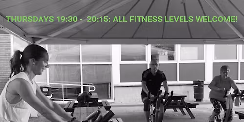 Indoor cycling to music (spin!) for all levels 