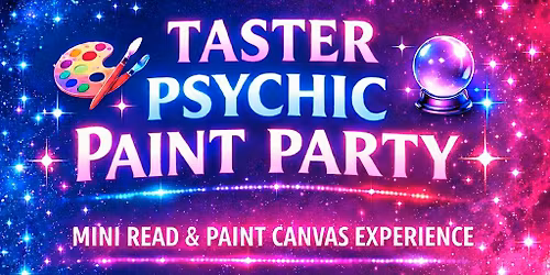 TASTER PSYCHIC PAINT AT PSYCHIC FESTIVAL 29\/30 AUG