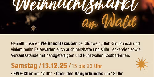 Weihnachtsmarkt am Wald